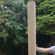 Bevelled wooden post 2.4m